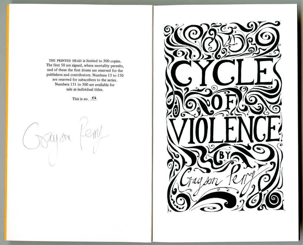 Grayson Perry “CYCLE OF VIOLENCE” ナンバー